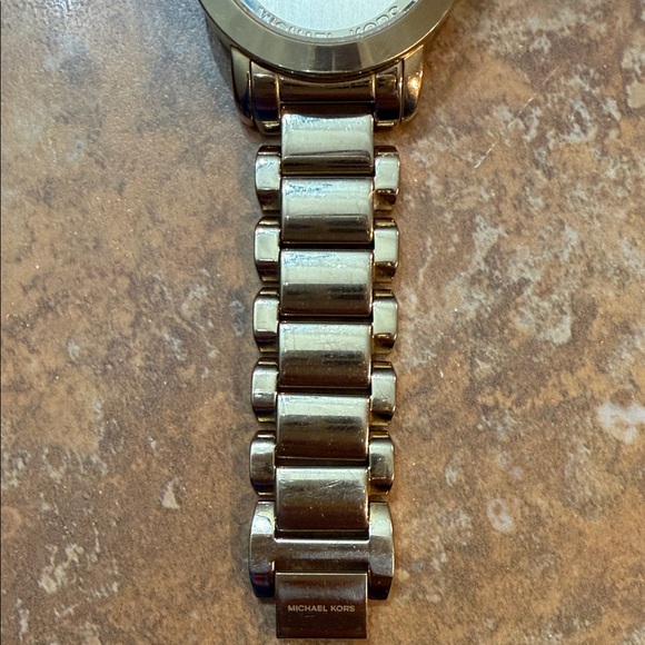 Michael Kors Gold-Tone Logo Watch